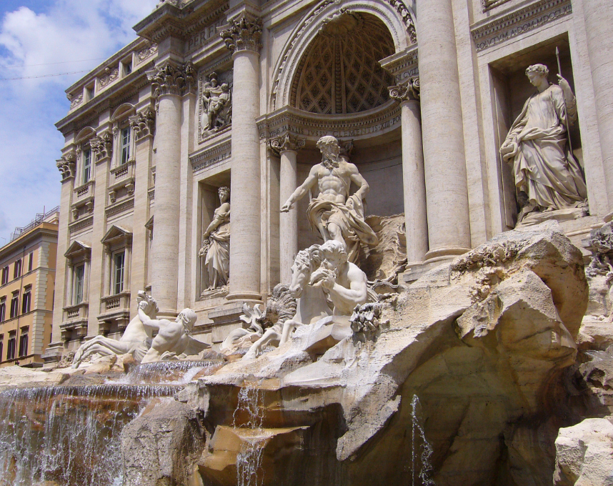 Το Trevi Fountain συναντά το Xingyan Stone Sculpture: Μια σύγκρουση κινεζικών και δυτικών πέτρινων γλυπτών