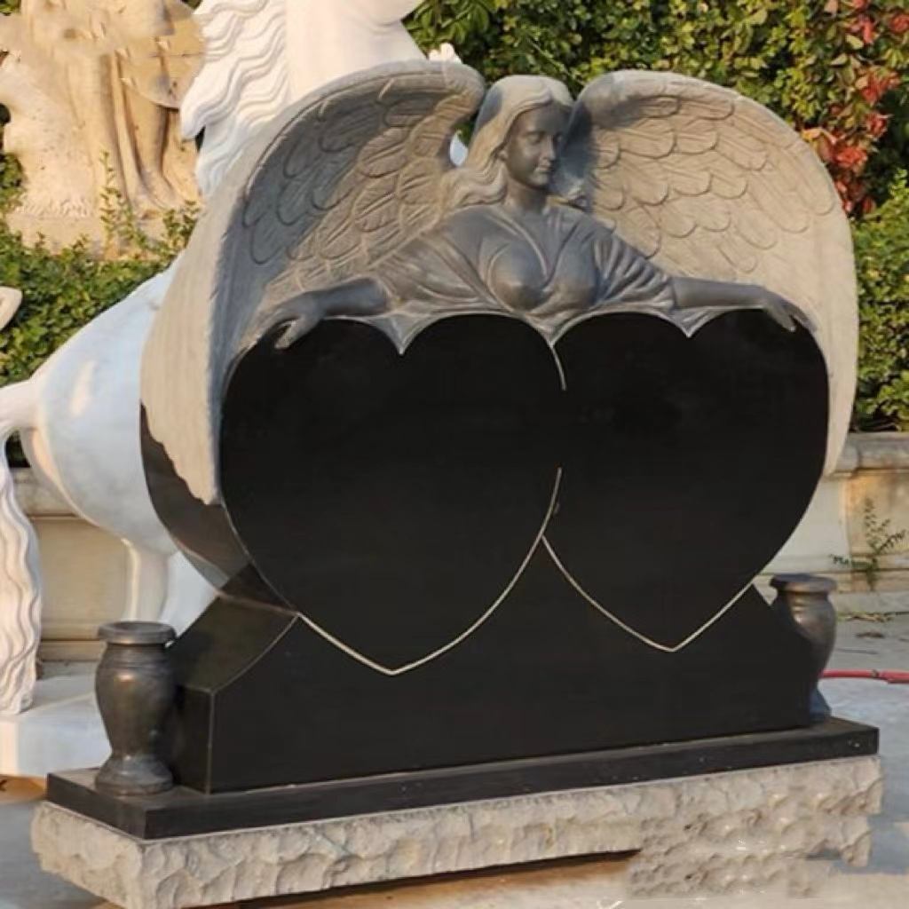 Ταφόπλακα Διπλής Καρδιάς Angel Guardian