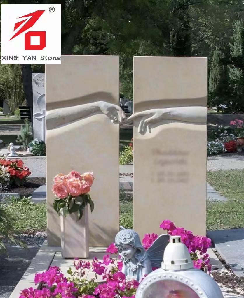 China Xingyan Manufacturing Huangshayan Hand Touch Touch Tombstone