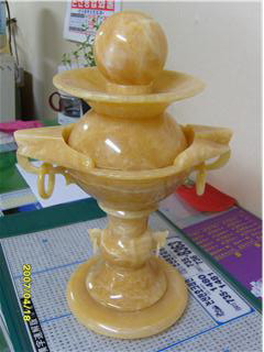 Κίνα Xingyan Mihuang Stone Feng Shui Ball Fountain Sculpture