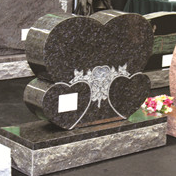 Κινεζική Xingyan Double Heart Sculpture Art Tombstone